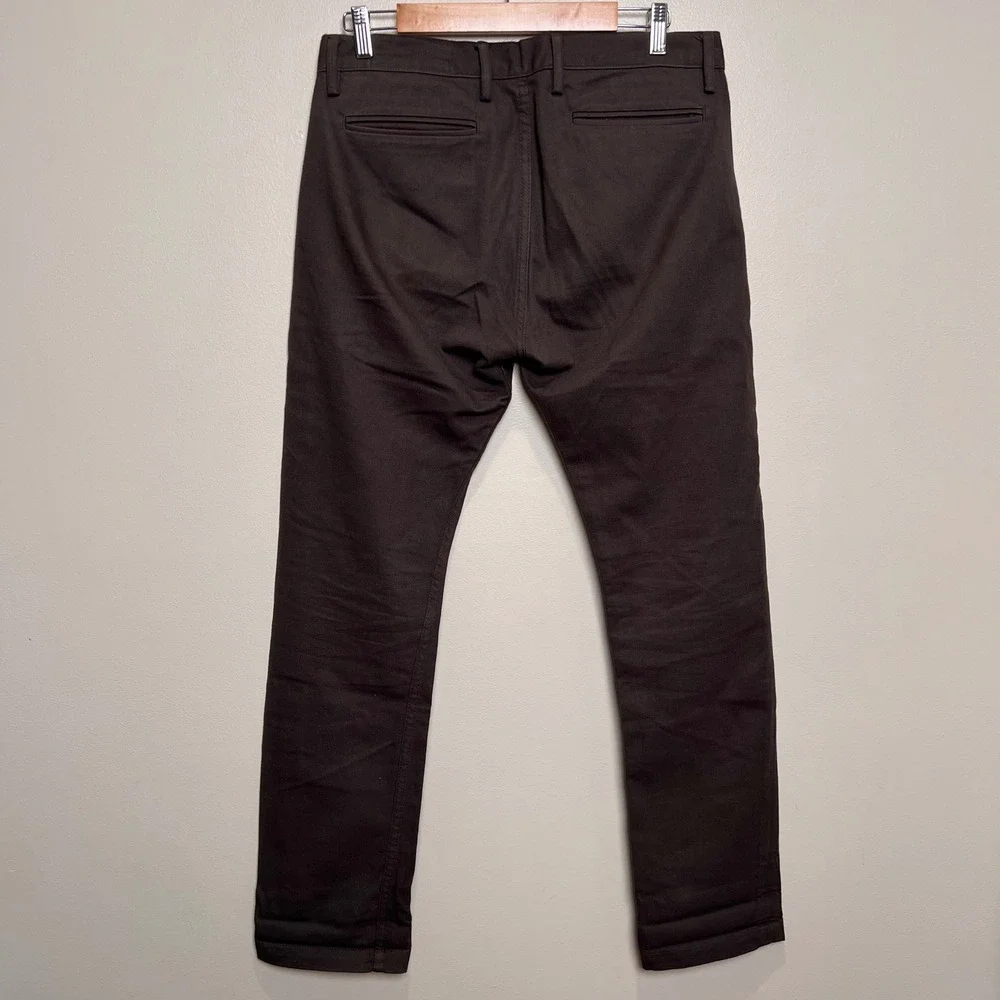 Rogue Territory Officer Trouser Mens 32x34 Brown Slim Taper Chino RGT USA Made